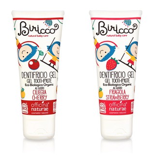Kem đánh răng hữu cơ Biricco cho bé 75ml (vị cherry/dâu tây)