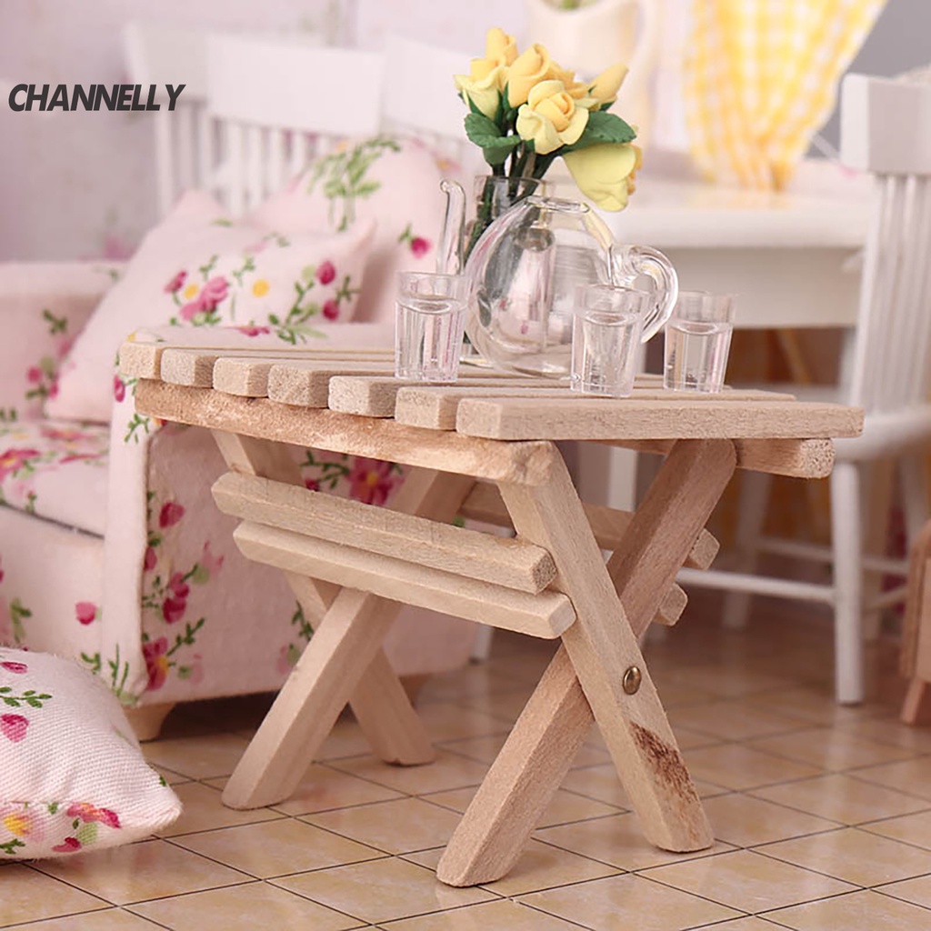 Bàn gỗ nhỏ xếp gọn có thể gấp gọn DIY giáo dục cho bé