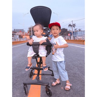 Xe đẩy cho bé, Xe đẩy em bé gấp gọn 2 chiều cao cấp