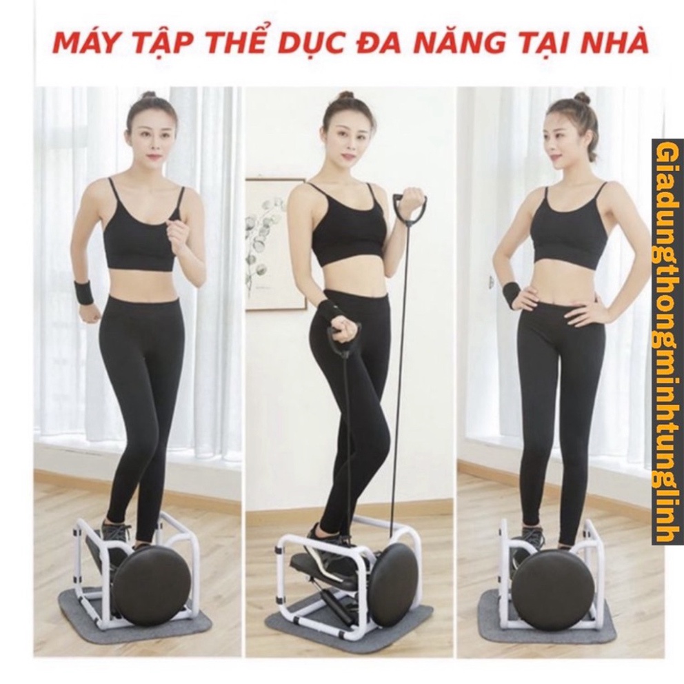 (Combo 3 sản phẩm)Máy Massage cầm tay, máy tập thể dục tại nhà và khung chỉnh cột sống tăng tuần hoàn máu, giảm đau nhức