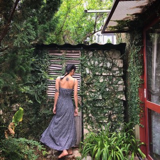 V Black Dress