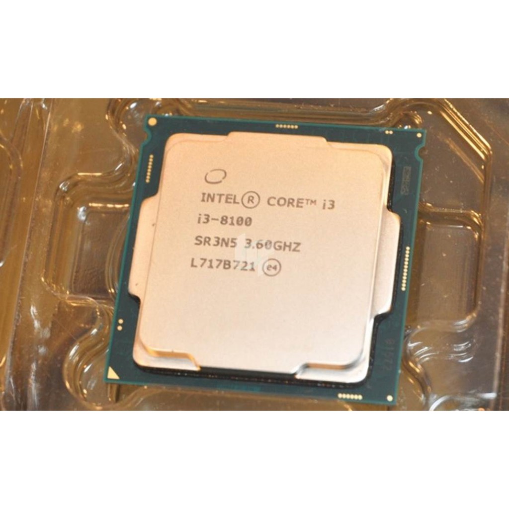 CPU Intel Core I3 8100 3.6GHz SK1151 V2 BOX HỖ TRỢ OPTANE