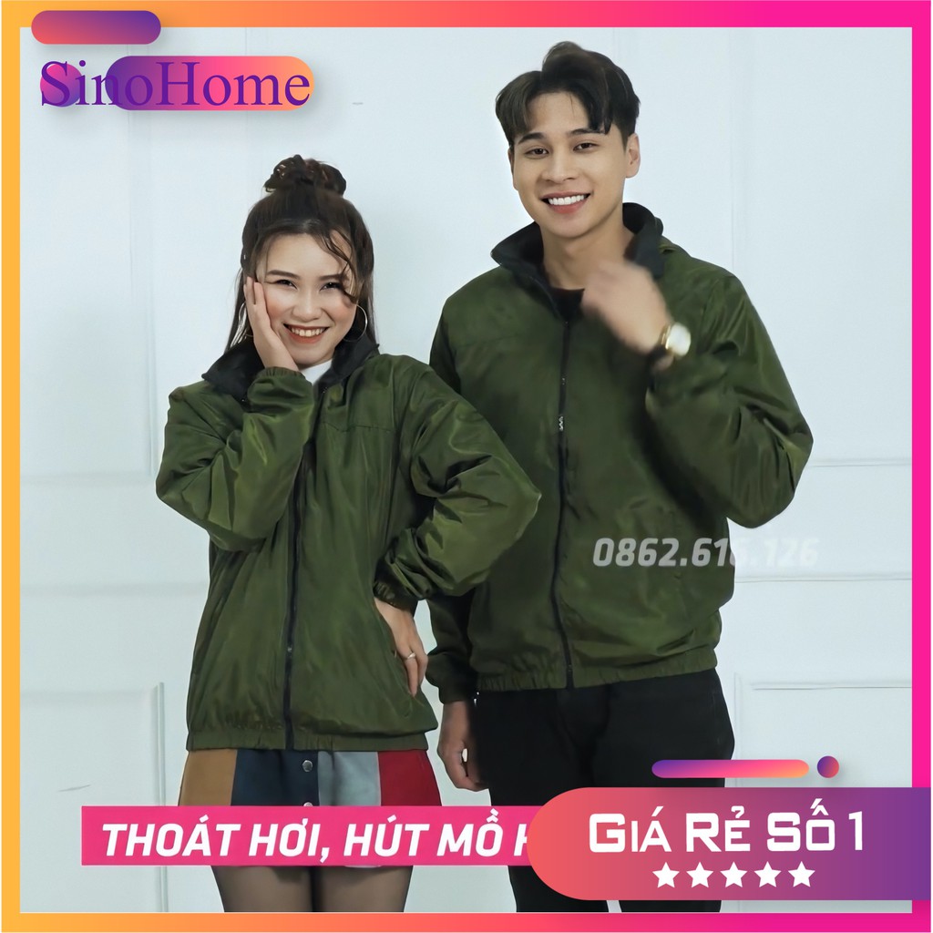 [VIDEO SP THẬT] Áo KHOÁC GIÓ (DÙ) 2 MẶT Nam Nữ - ÁO 2 LỚP -CHỐNG NẮNG, CHỐNG NƯỚC, CHỐNG BỤI  | BigBuy360 - bigbuy360.vn