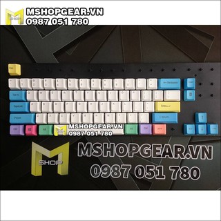 Keycap Chalk pbt top print cho bàn phím cơ leopold 660m