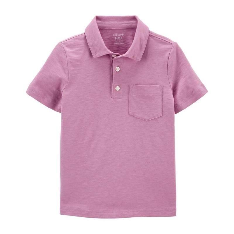 Áo cotton carters cổ đức trơn nhiều màu BT - màu tím