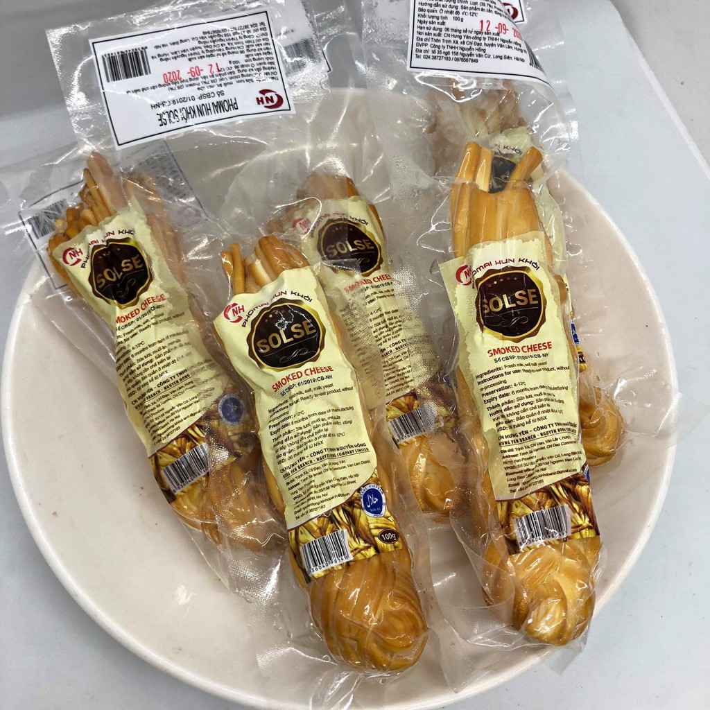 Pho mai hun khói Solse gói 100g date tháng 1/2024