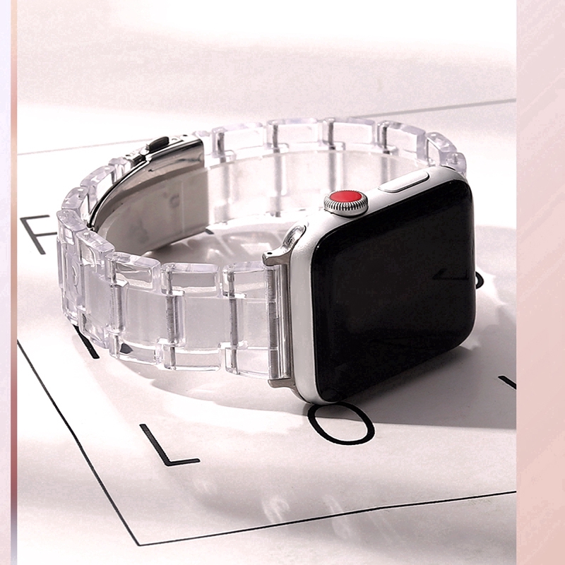 For Apple transparent strap series 6 SE 5/4/3/2/1 For iWatch strap 38mm 40mm 42mm 44mm strap accessories