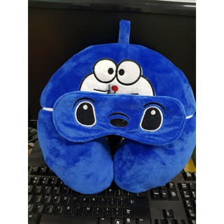 gối kê cổ - gối kê cổ có bịt mắt