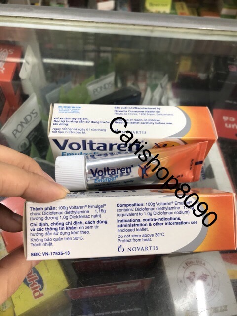 Voltaren gel-hỗ trợ giảm đau,xoa bóp bong gân