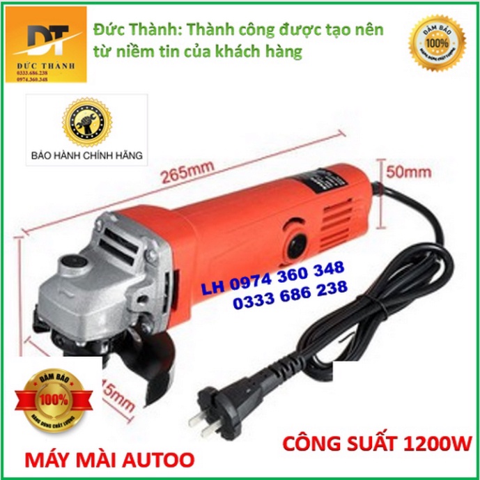 Siêu hot Máy mài góc 1200W Autoo. Siêu khỏe.