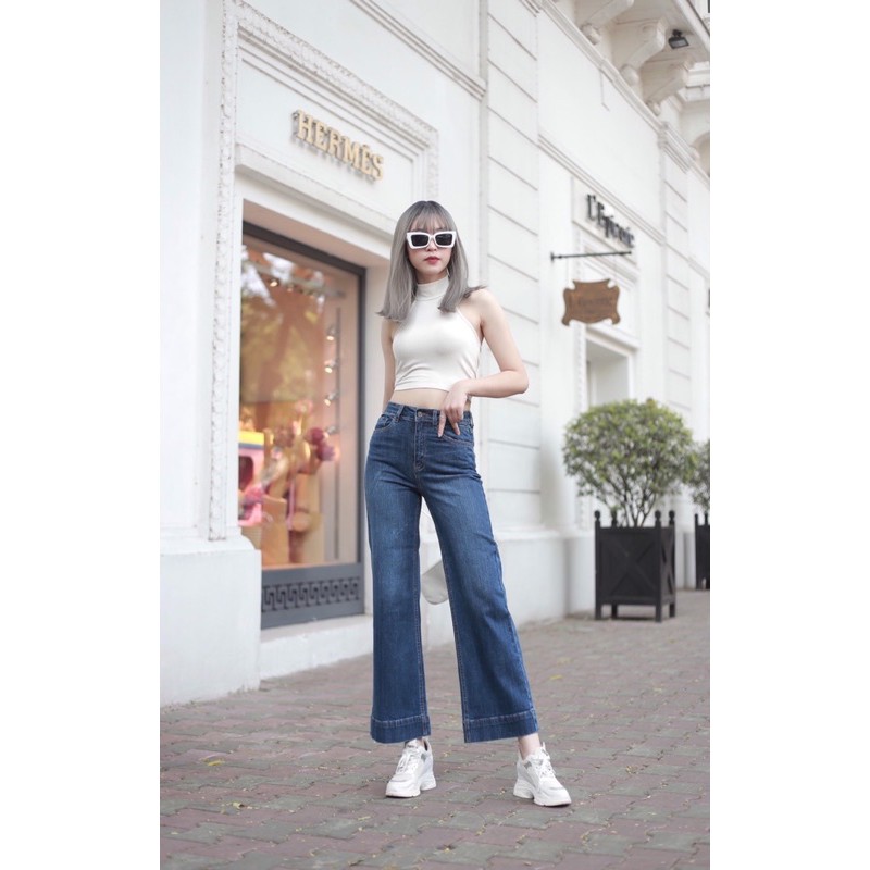 ‼️Rẻ nhất Shopee‼️Quần Jean ống rộng gấu bản to CT jeans