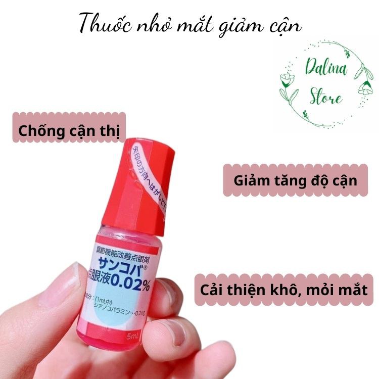 THUỐC NHỎ MẮT GIẢM CẬN CHÍNH HÃNG SANCOBA NỘI ĐỊA NHẬT 5ML | BigBuy360 - bigbuy360.vn