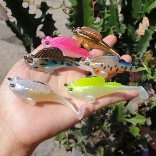 ⛔ Mồi câu cá Thòi Lòi / giao màu ngẫu nhiên , mồi mềm giấu lưỡi