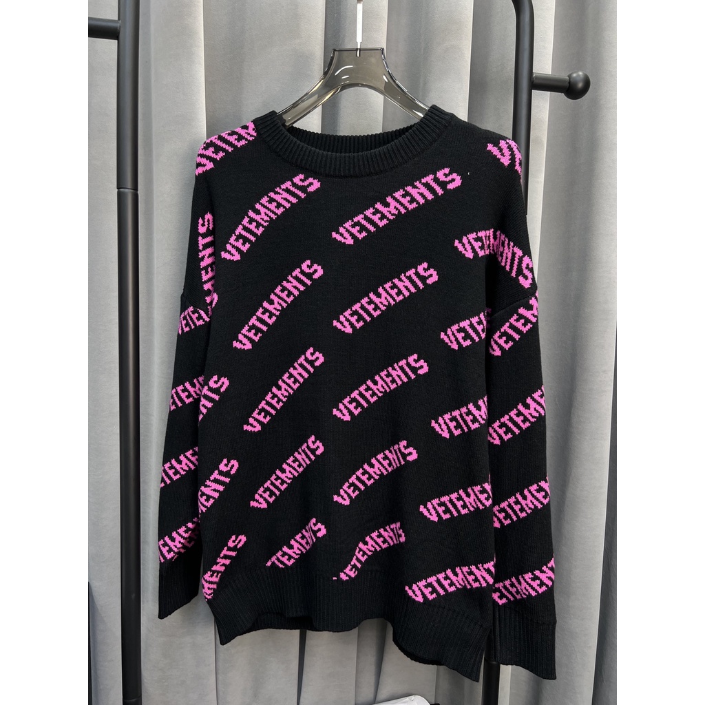 Áo sweater Cổ Tròn Tay Dài In Chữ Toàn Diện Phong Cách Châu Âu Thời Trang Mùa Đông Cho Cặp Đôi S-2XL 3121