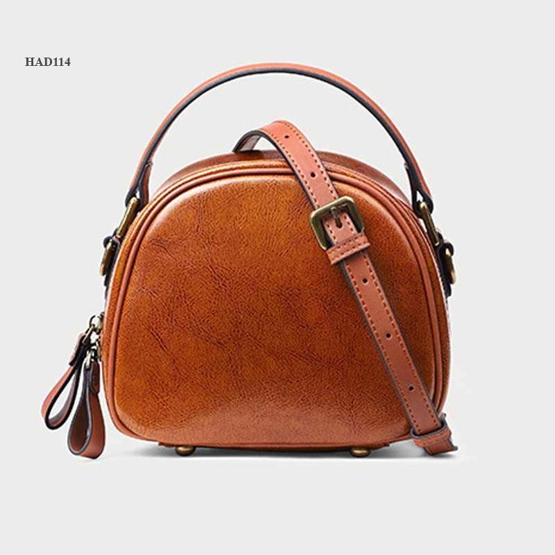 Samdo: Balo kiêm túi xách nữ da thật cao cấp  - Chính hãng Huada - túi mini trẻ trung công sở đi làm, đi chơi HAD114