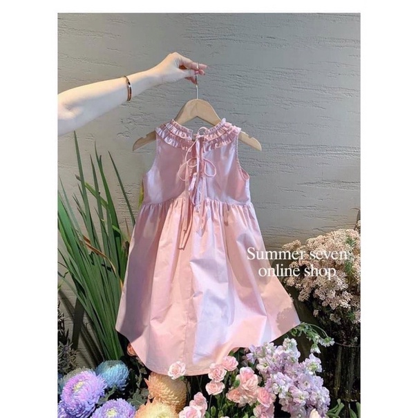 Váy đầm công chúa thiết kế cho bé gái, váy hồng cực xinh cho bé gái