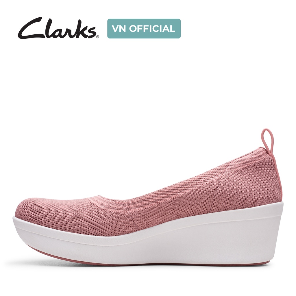 Giày Đế Xuồng Nữ CLARKS Step Rose Fern Màu Hồng