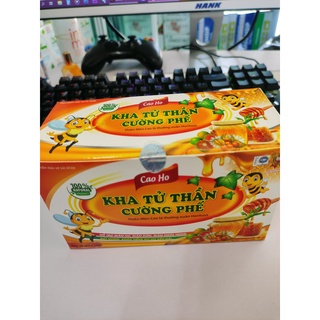 Giảm ho giảm đờm giảm ngứa họng, dịu mát họng - Cao ho. Kha Tử Thần. Cường Phế - Hộp 30 gói