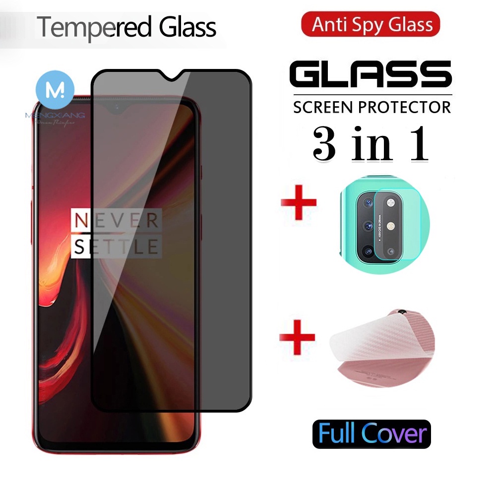 Kính Cường Lực 3 Trong 1 Chống Nhìn Trộm Cho Vivo Y21T Y21 Y11 Y20i Y12A Y12S Y20S G Y85 Y31 Y50 V23 V23E V21 V20 Pro SE 5G 9H