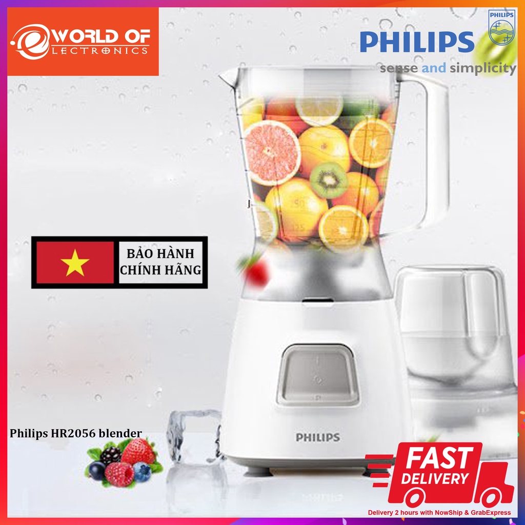 Máy xay sinh tố Philips HR2056 có kèm phụ kiện thay thế