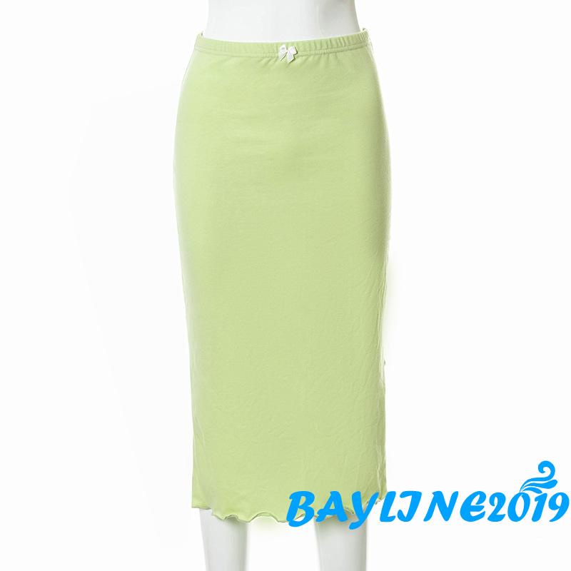 Chân váy dài màu sắc độc đáo thiết kế thời trang cho nữ
