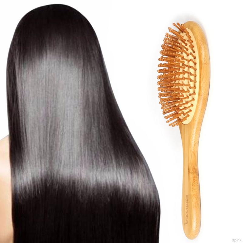 Lược Chải Tóc Mát Xa Da Đầu Bằng Gỗ Tre