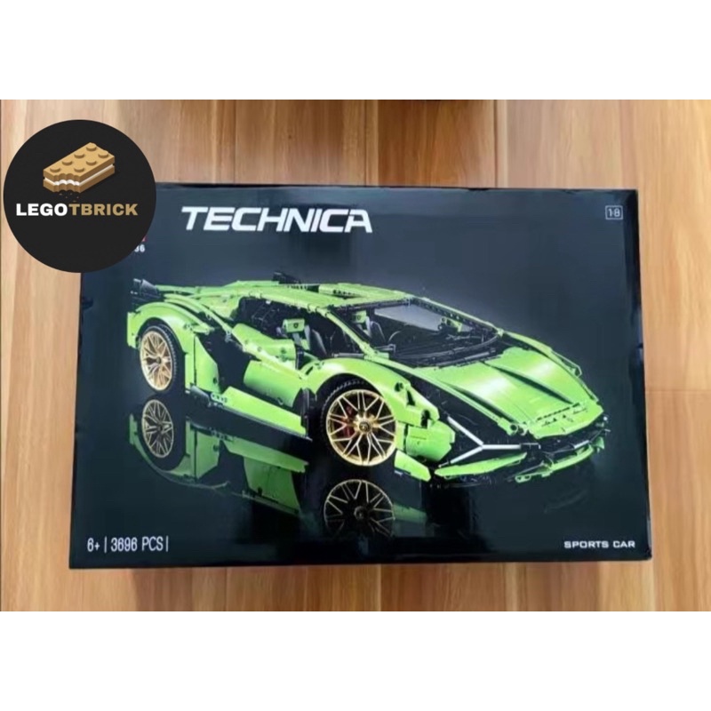 Đồ chơi lắp ráp mô hình Siêu xe Lamborghini sian Tbrick - nonlego