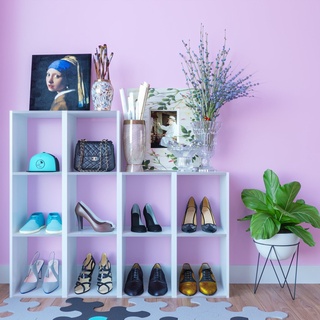 Kệ Gỗ 💗FREESHIP💗 Kệ Sách Gỗ Tổ Ong Nhiêu Tầng Lắp Ráp Cực Đẹp