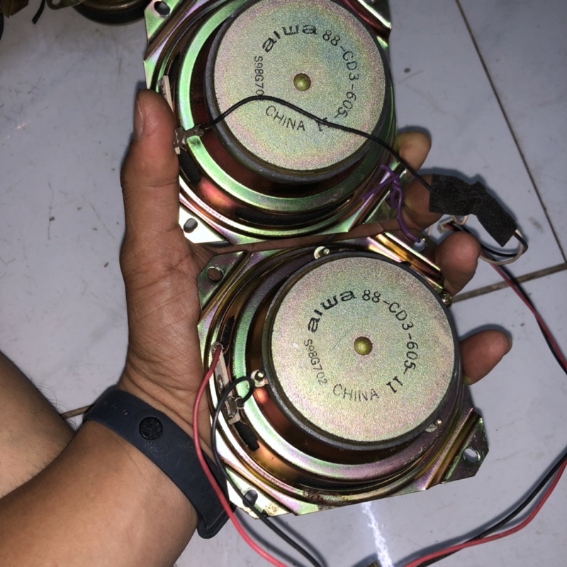 Cặp loa toàn dải tháo máy Aiwa nội địa nhật bass 10