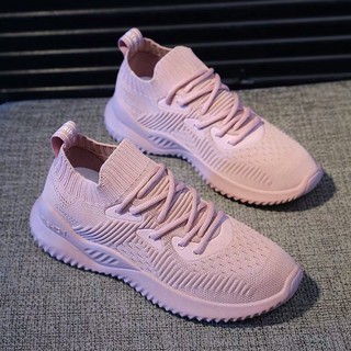 Giày nữ 💖FREESHIP💖 Giảm 10K Khi Nhập [SNEAKER NU] Giày thể thao nữ vải cổ chun đẹp giá rẻ Hàn Quốc hot 2020