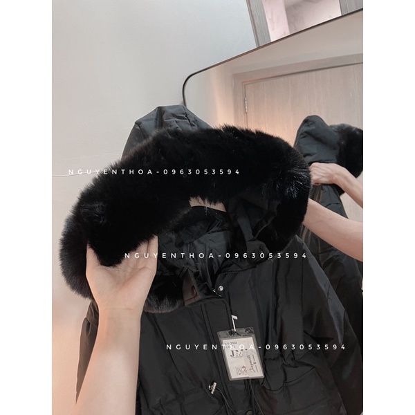 Áo phao Mũ lông thắt eo PK2013 | BigBuy360 - bigbuy360.vn