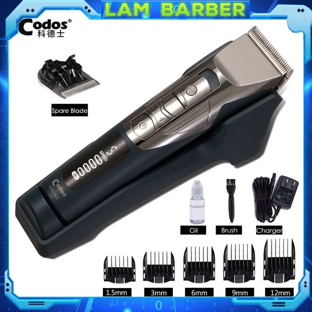 Tông đơ cắt tóc cao cấp Codos CHC923 Turbo 5 Nấc Cực Hiện Đại cắt Ngọt Mẫu mới nhất đến từ thương hiệu CODOS