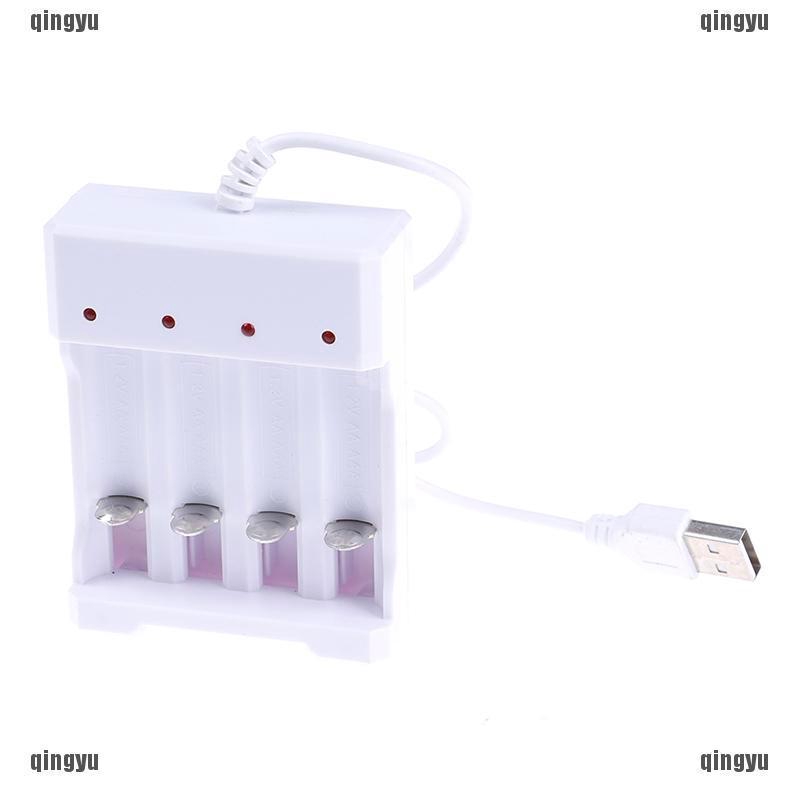 Thiết bị sạc pin nhanh có 4 ngăn cổng USB đa chức năng tiện lợi