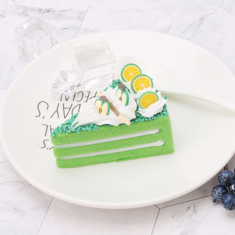 QQ Mô Hình Bánh Kem Giả Hình Tam Giác Làm Phụ Kiện Chụp Ảnh