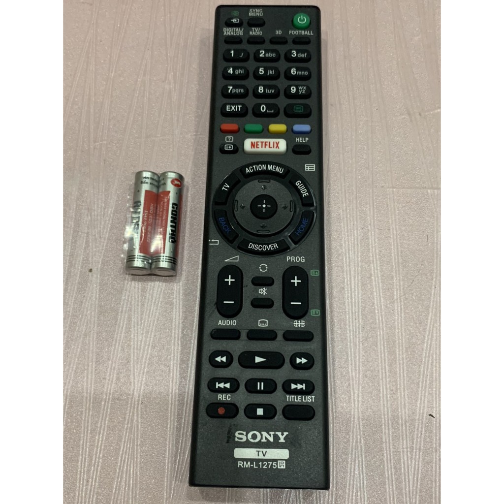 REMOTE ĐIỀU KHIỂN TIVI SONY SMART RM-L1275 THAY THẾ RMT-TX100P