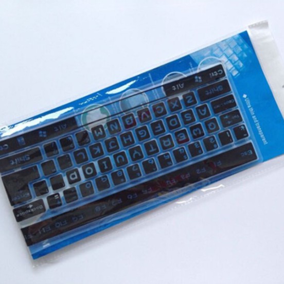 Miếng dán silicon bảo vệ bàn phím máy tính với 5 màu tùy chọn