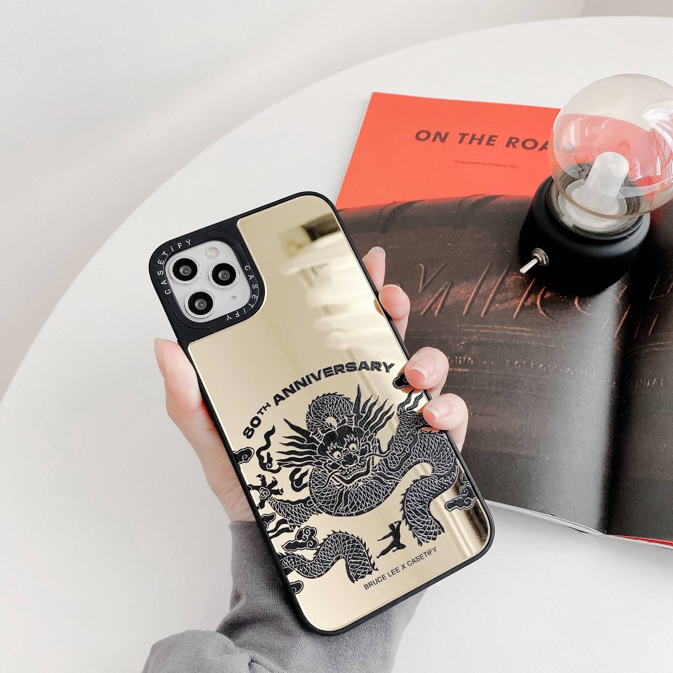 【Luxury + Mirror casetify 】case iphone 11 pro max iphone 6 plus iphone xs max iphone 12 pro max iphone xr iphone se2020 iphone 6s case iphone 7 plus iphone 8 pls iphone 12 mini Mặt Gương Chống Sốc Cho