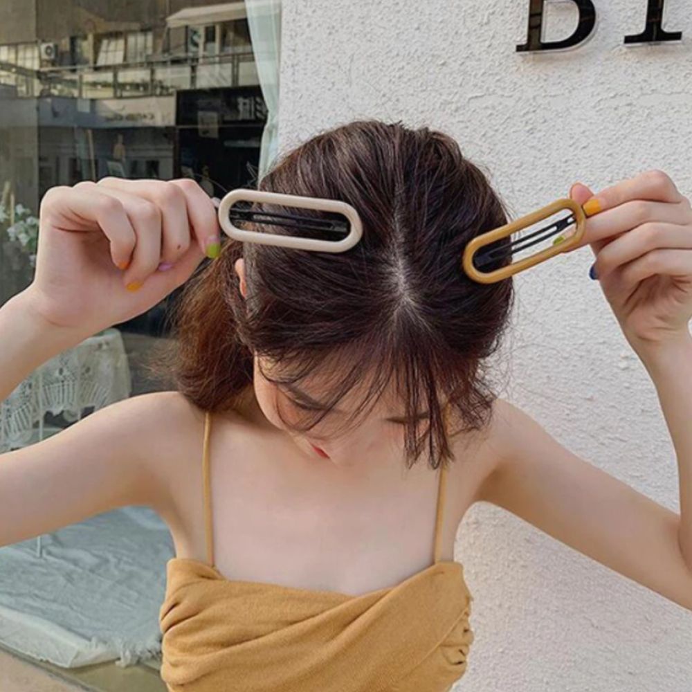 Kẹp tóc hỗ trợ rửa mặt càng cua không đường may nhiều màu sắc phong cách đơn giản dành cho nữ