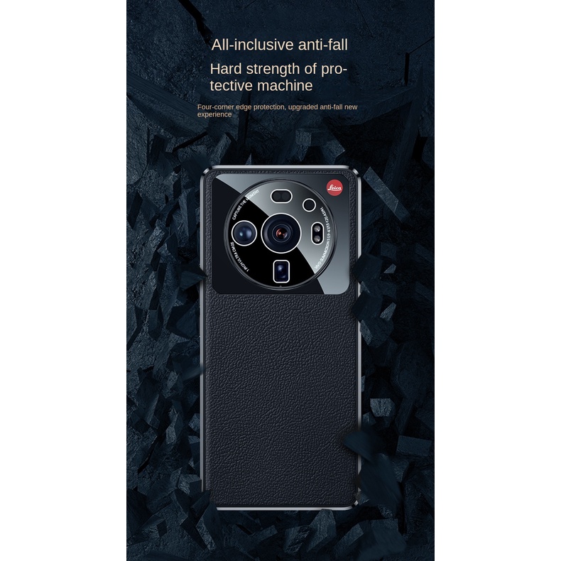 Ốp Điện Thoại Da Thật Mạ Điện Chống Sốc Cho Xiaomi 12S Ultra 12S Pro