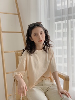 Áo trơn dáng ngắn AP372 1994closet
