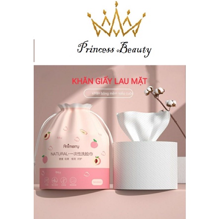 Khăn mặt khô tẩy trang lau khô lau ướt ,giấy cotton lau mặt dùng một lần Nội địa trung Princess Beauty | WebRaoVat - webraovat.net.vn