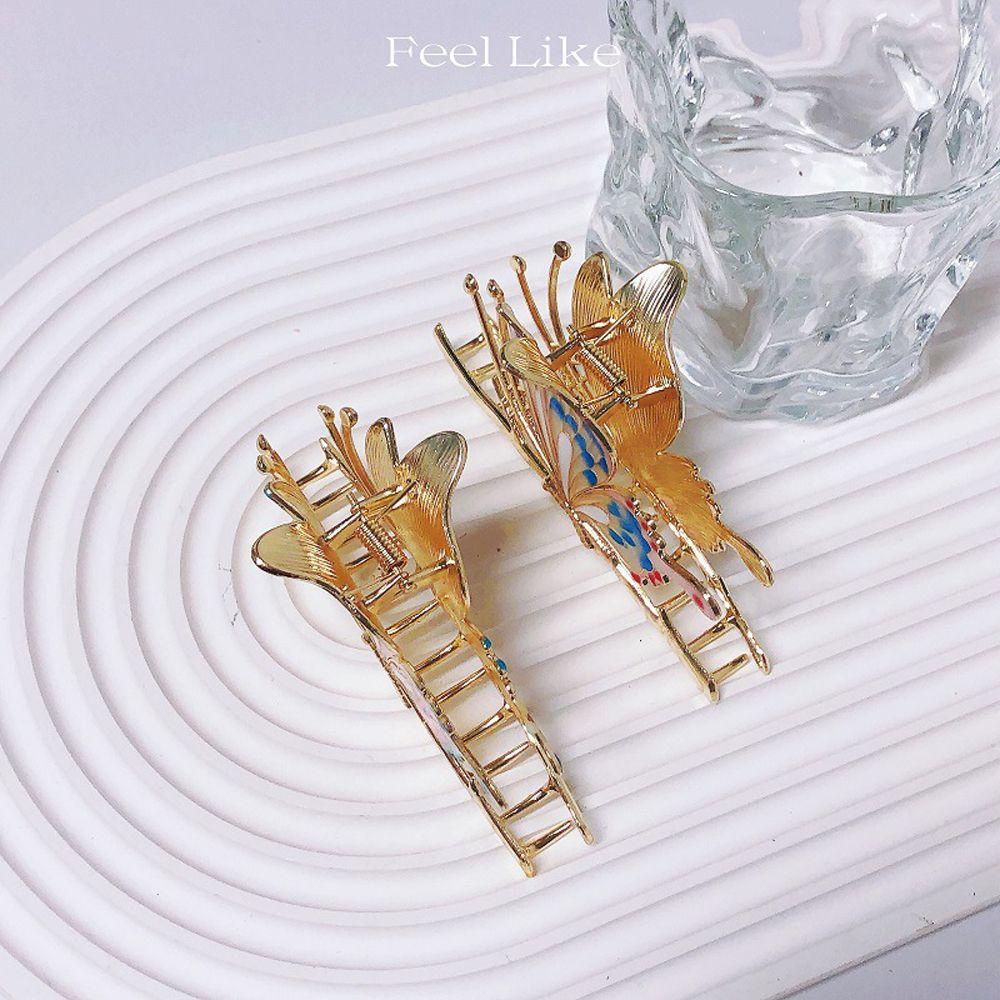 Kẹp Tóc Hình Bướm / Cá Mập Thời Trang Cho Nữ