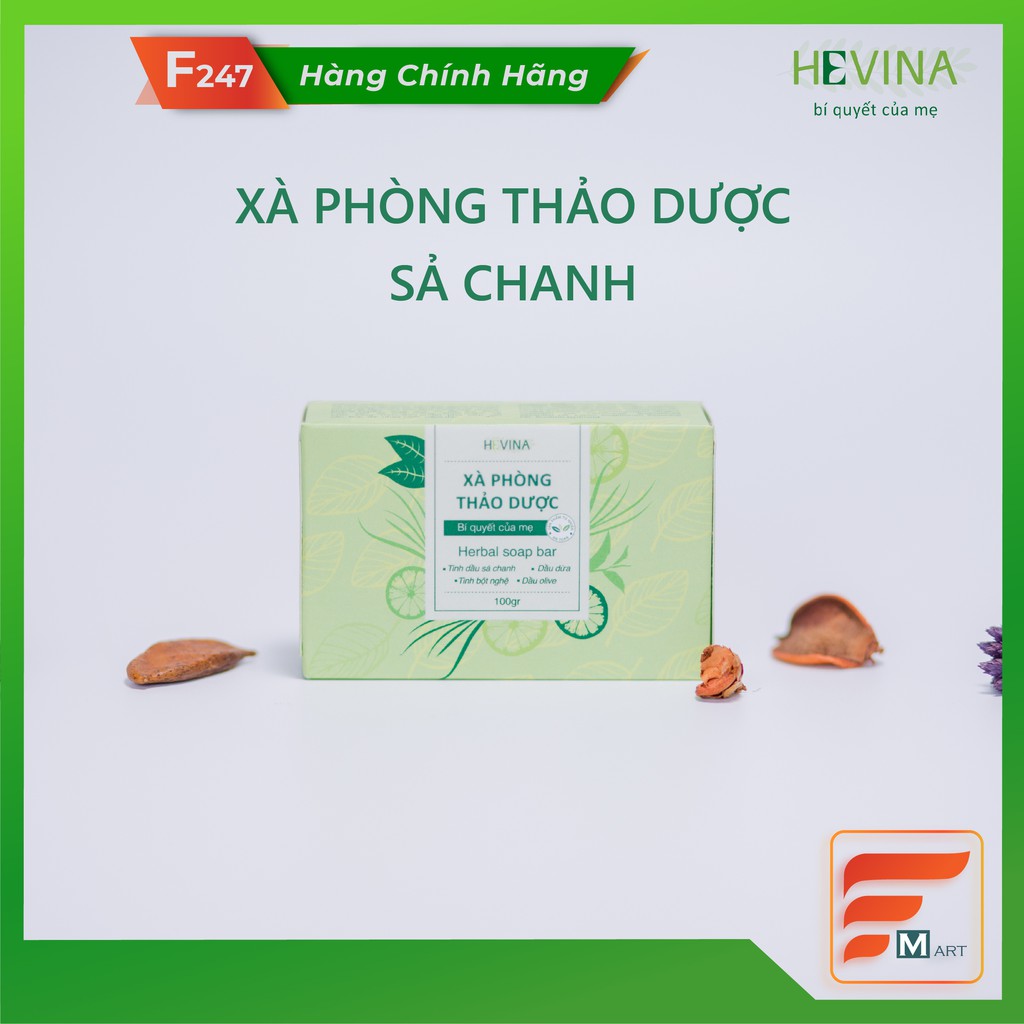 [HÀNG CHÍNH HÃNG - HEVINA] XÀ BÔNG THẢO DƯỢC HƯƠNG SẢ CHANH