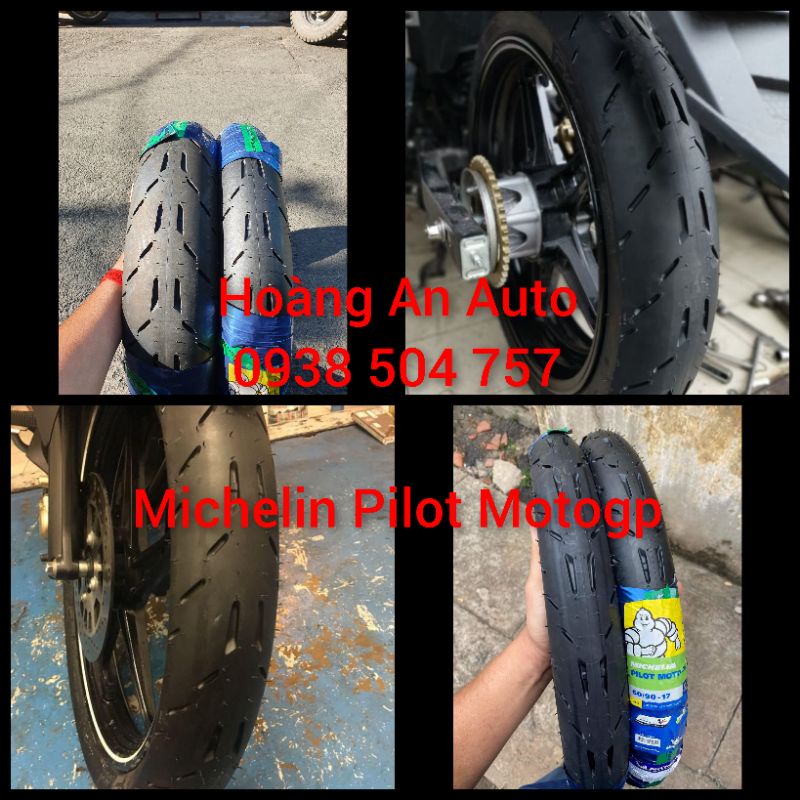 Vỏ lốp xe Michelin Pilot MotoGP các size cho tay ga và xe số, vỏ ko ruột - giá 1 cái
