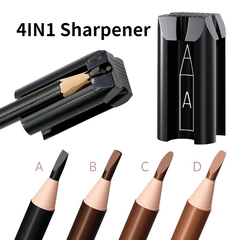 1 Dụng Cụ Gọt Bút Chì Lông Mày 4 Trong 1 Tiện Dụng