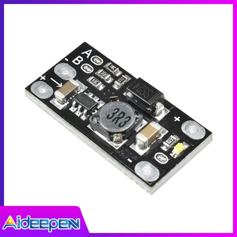 Mô đun chuyển đổi nâng cấp bộ điều chỉnh điện áp mini 3V 3.3V 3.7V 5V 9V ke 12V DC-DC Meningkatkan
