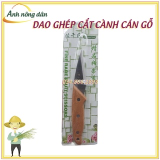 Dao ghép cành cán gỗ thép tốt - dụng cụ chuyên dùng để ghép cành