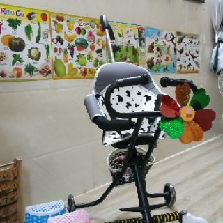 Xe đẩy 5 bánh tay cong