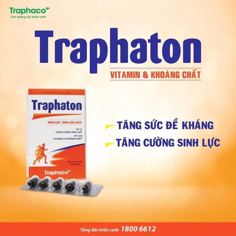 Bổ Sung Vitamin Tổng Hợp Và Nhân Sâm Traphaton