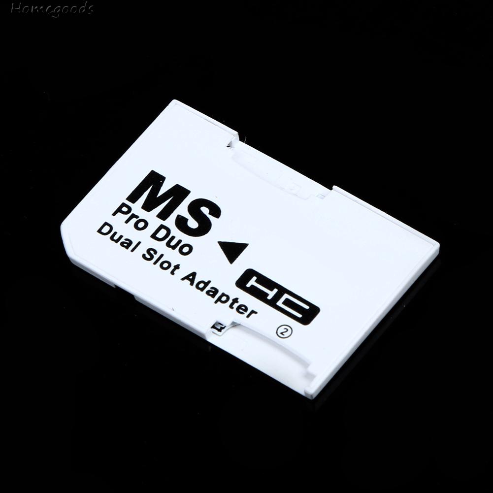 Khay chuyển đổi thẻ nhớ 2 ngăn micro từ SD SDHC TF sang thẻ MS